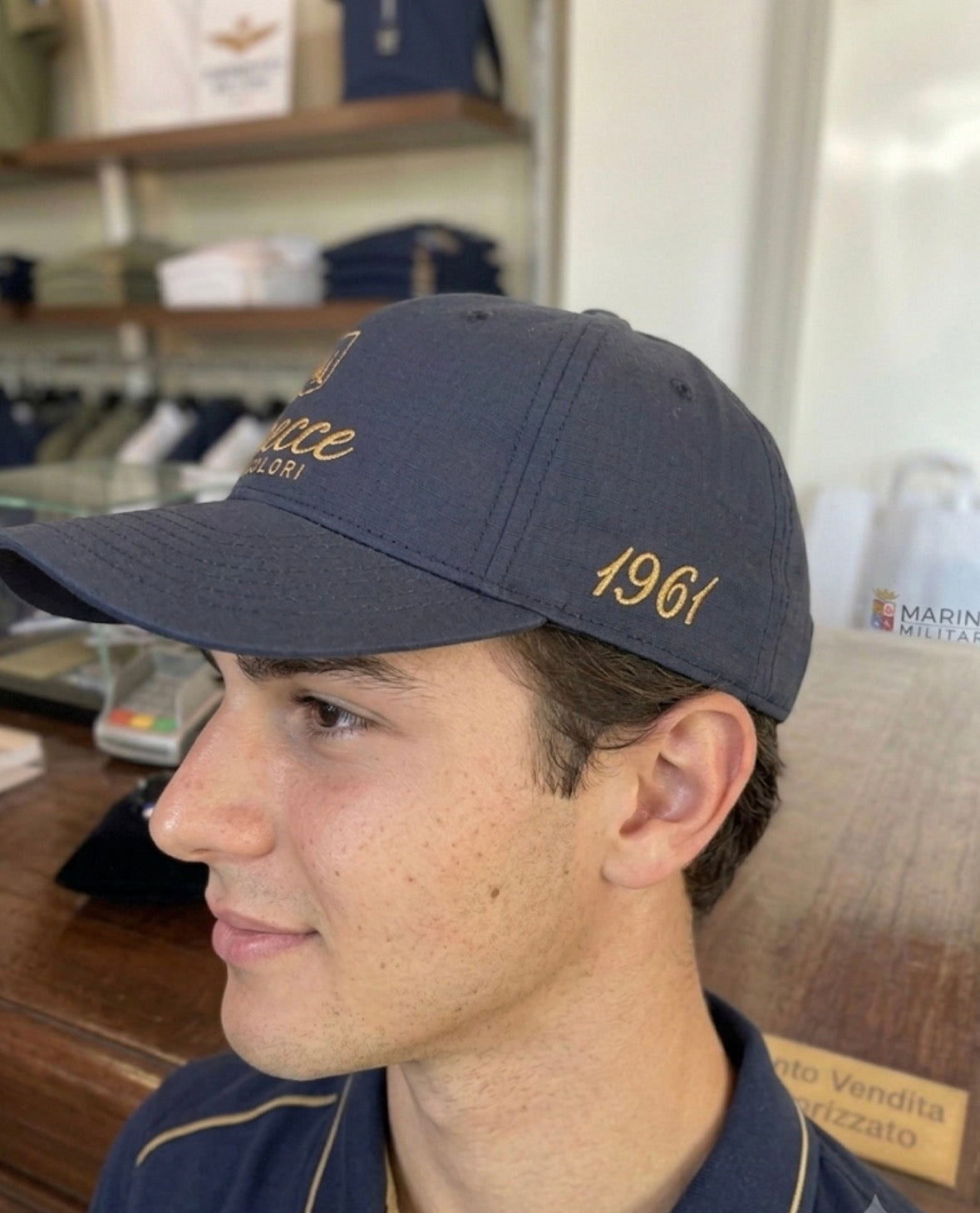 Aeronautica Militare cappello uomo Frecce Tricolori con visiera