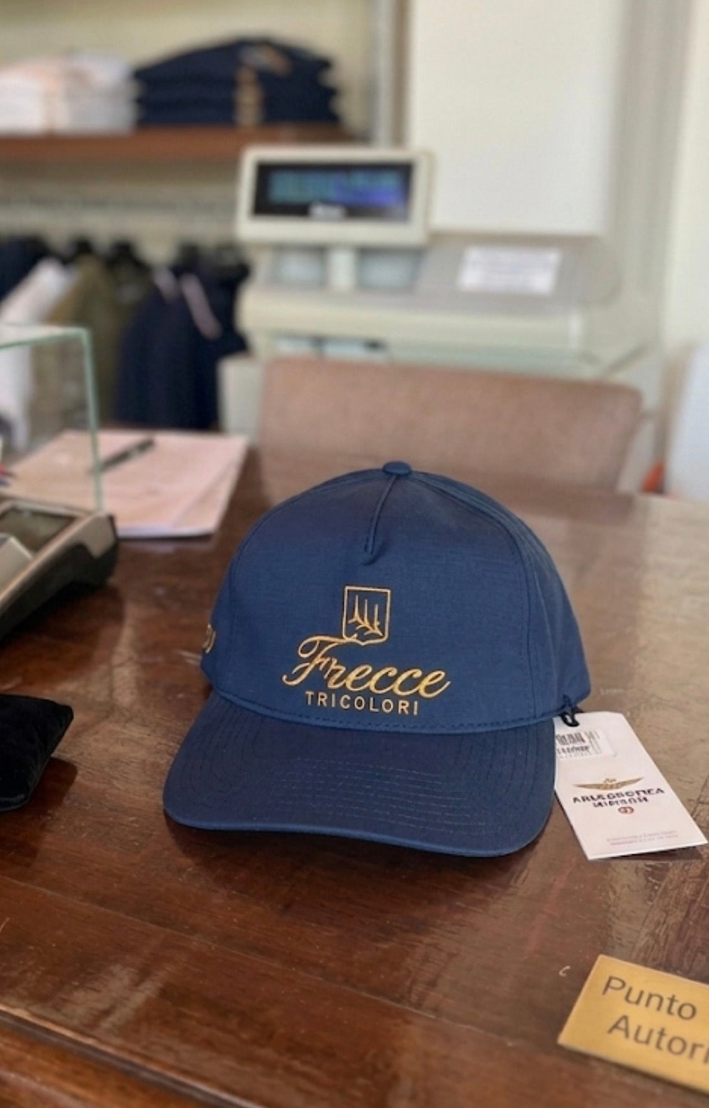 Aeronautica Militare cappello uomo Frecce Tricolori con visiera