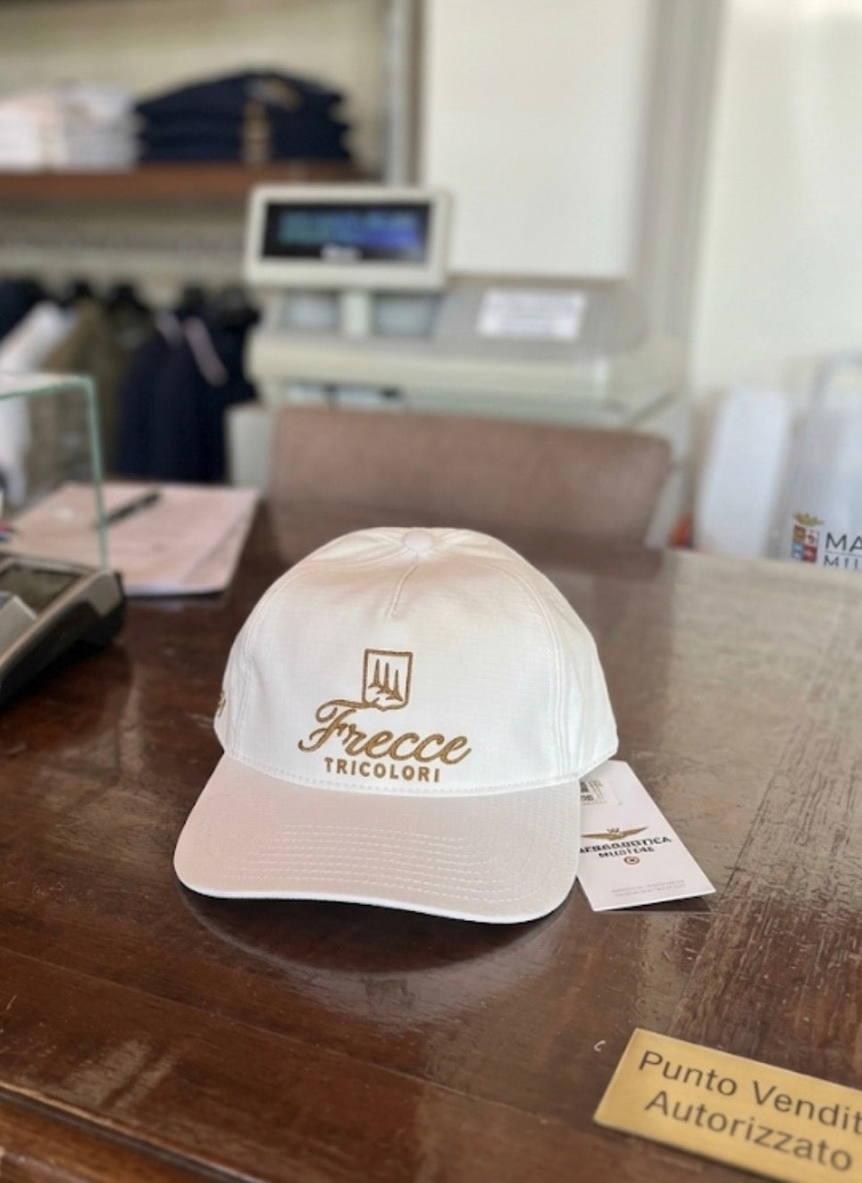 Aeronautica Militare cappello uomo Frecce Tricolori con visiera