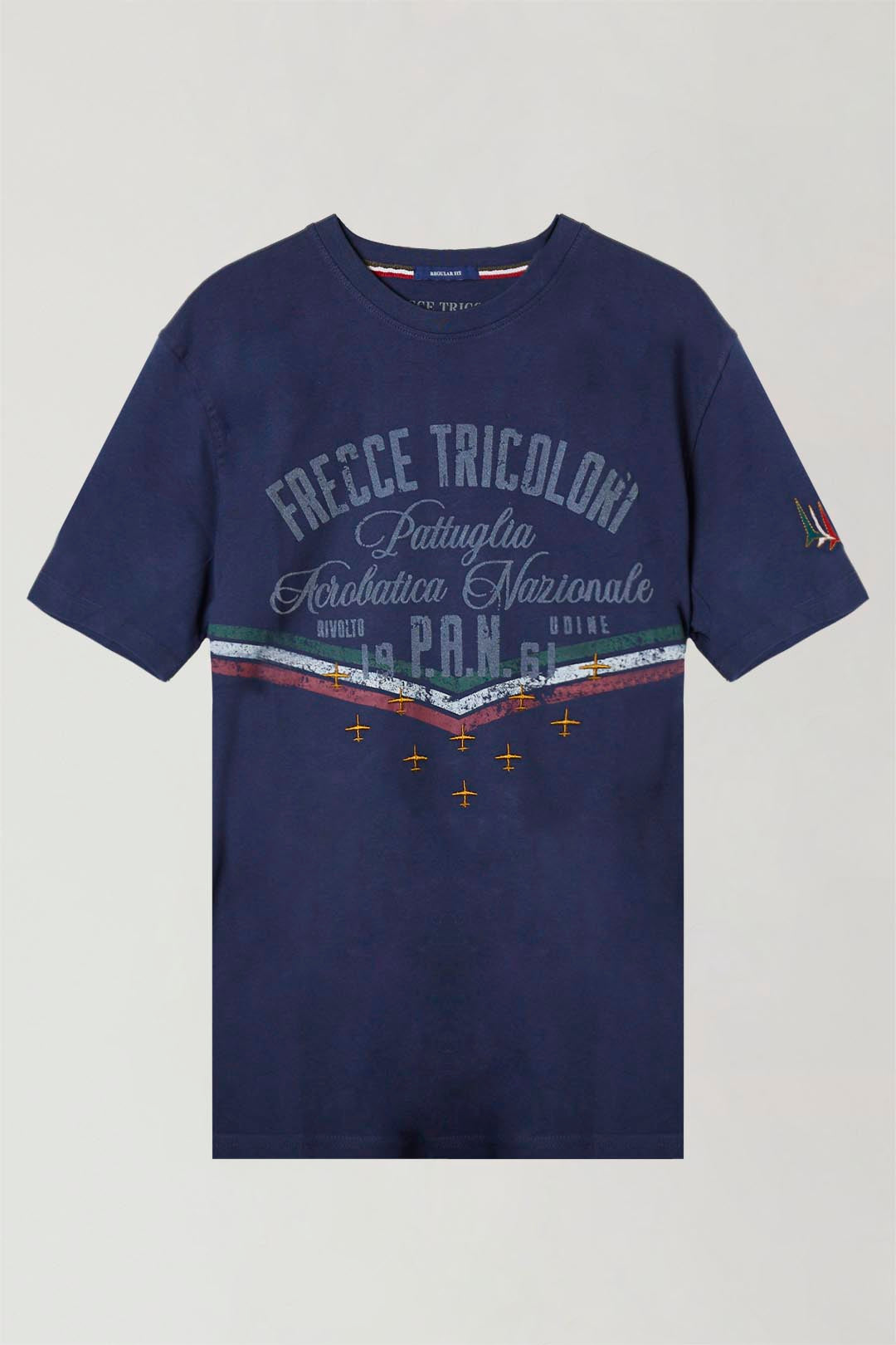 Aeronautica Militare t-shirt uomo blu SC-50% Frecce Tricolori