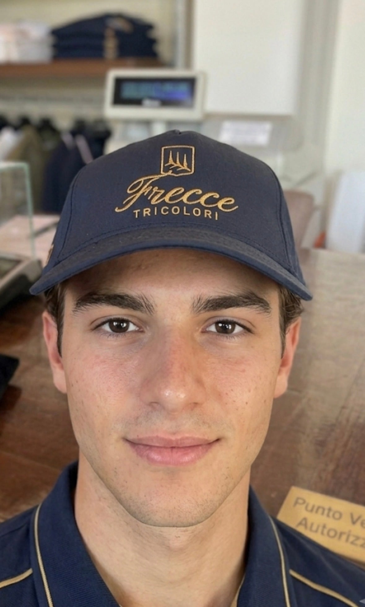 Aeronautica Militare cappello uomo Frecce Tricolori con visiera