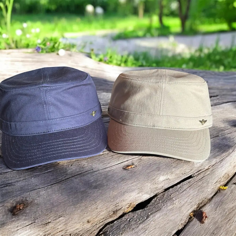 Aeronautica Militare cappello uomo con visiera blu e beige