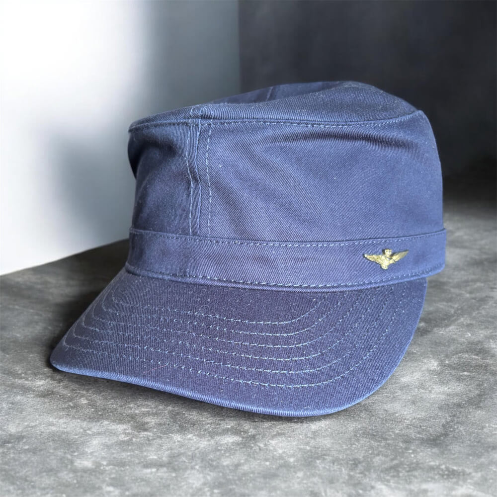 Aeronautica Militare cappello uomo con visiera blu e beige