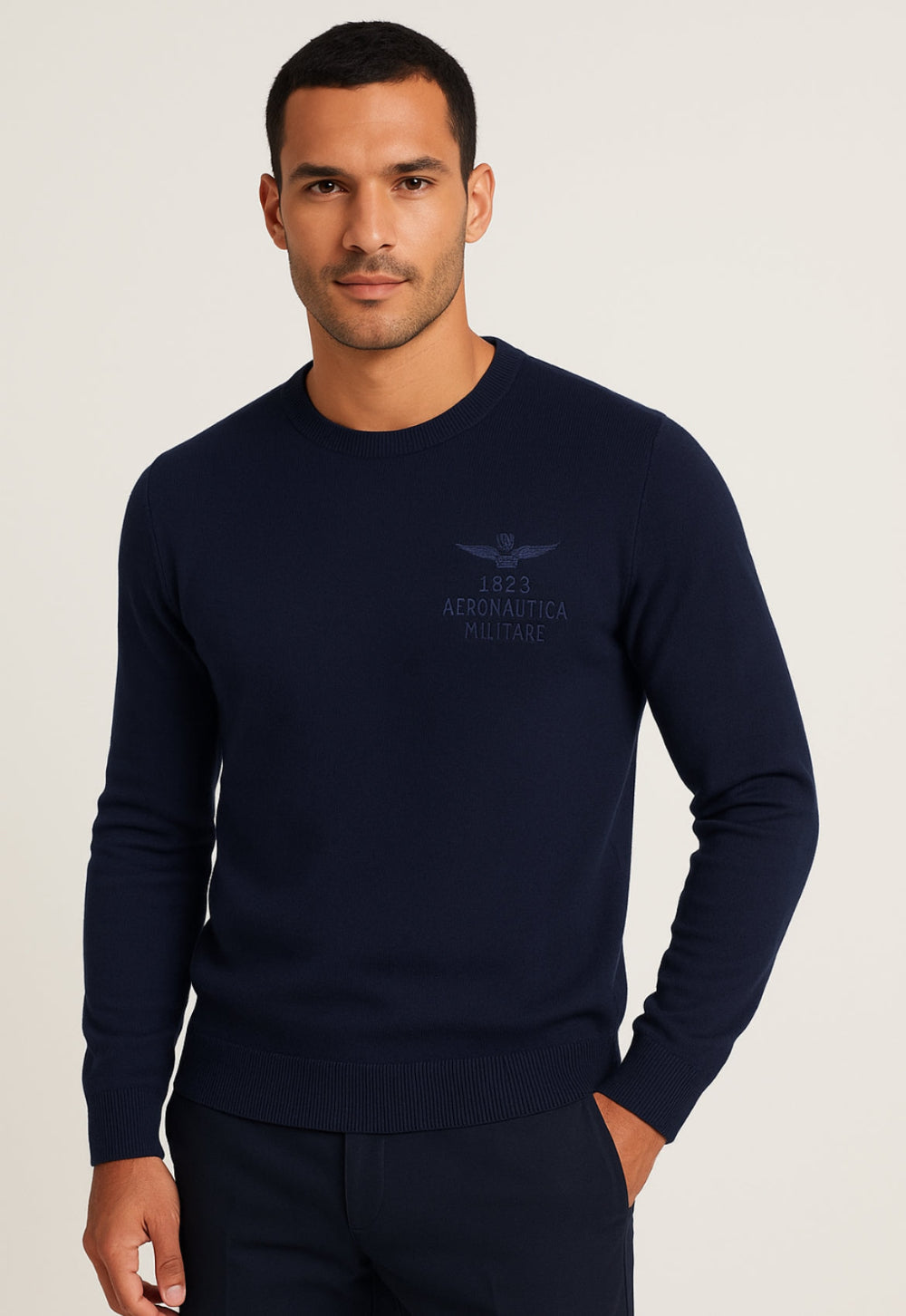 Aeronautica_Militare_maglia_blu_girocollo_cotone