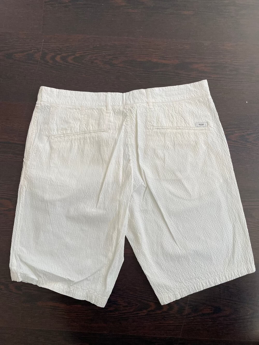 Bermuda pantaloncino uom o bianco cotone parte dietro Uniform