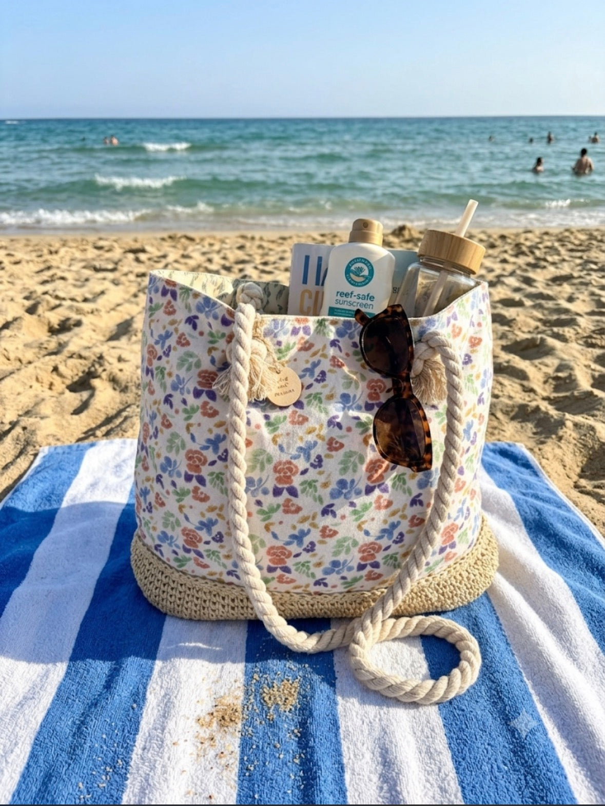 Borsa da Spiaggia Paez – Tote Bag Floreale