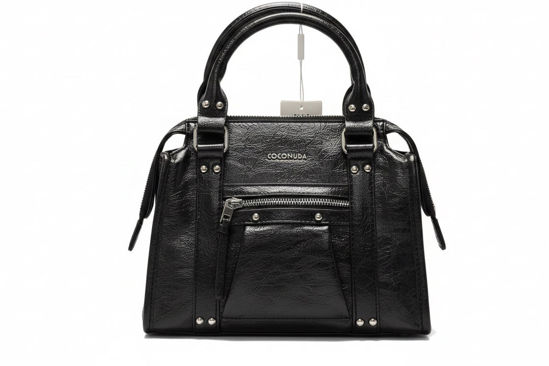 Borsa donna con tracolla nero Coconuda 