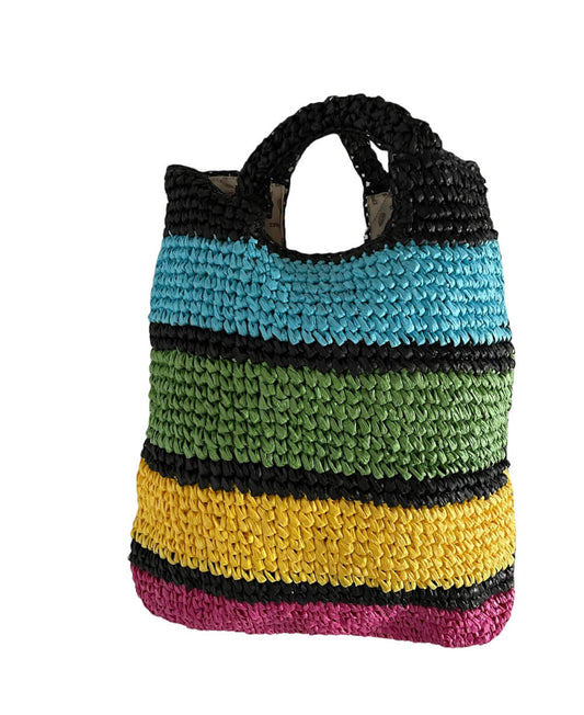 Borsa mare donna multicolor