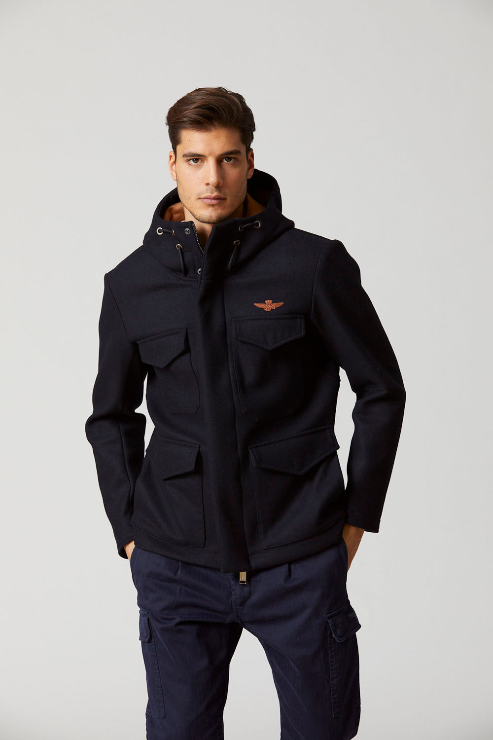 CAPPOTTO UOMO BLU AERONAUTICA MILITARE