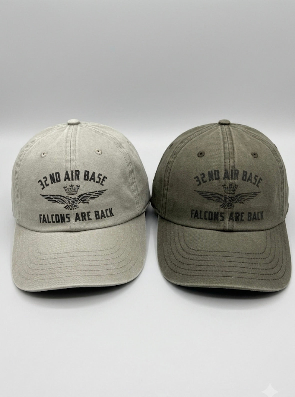 Cappello Uomo Aeronautica Militare 32nd Air Base "Falcons Are Back" in Cotone Regolabile