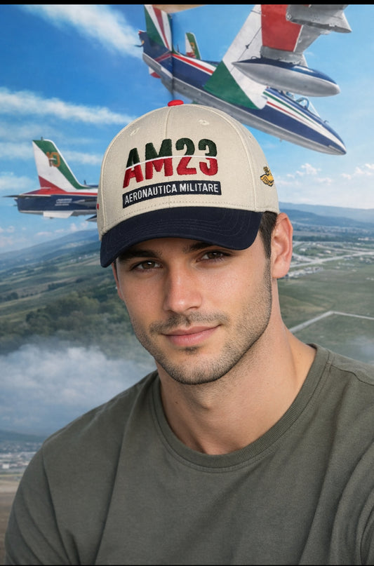 Cappello uomo Aeronautica Militare berretto con visiera 