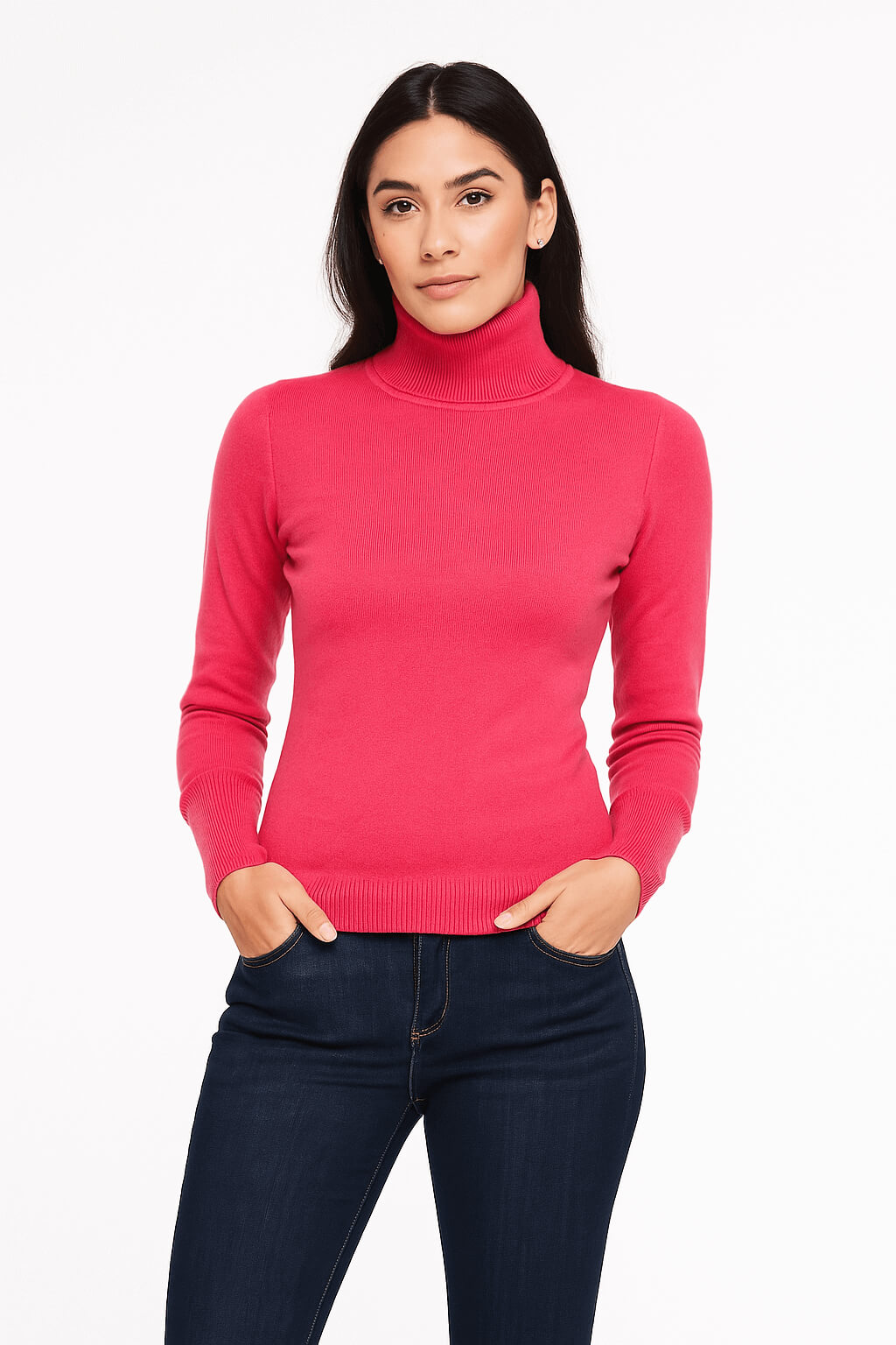 Dolcevita_donna_Cashmere_e_lana_fuxia