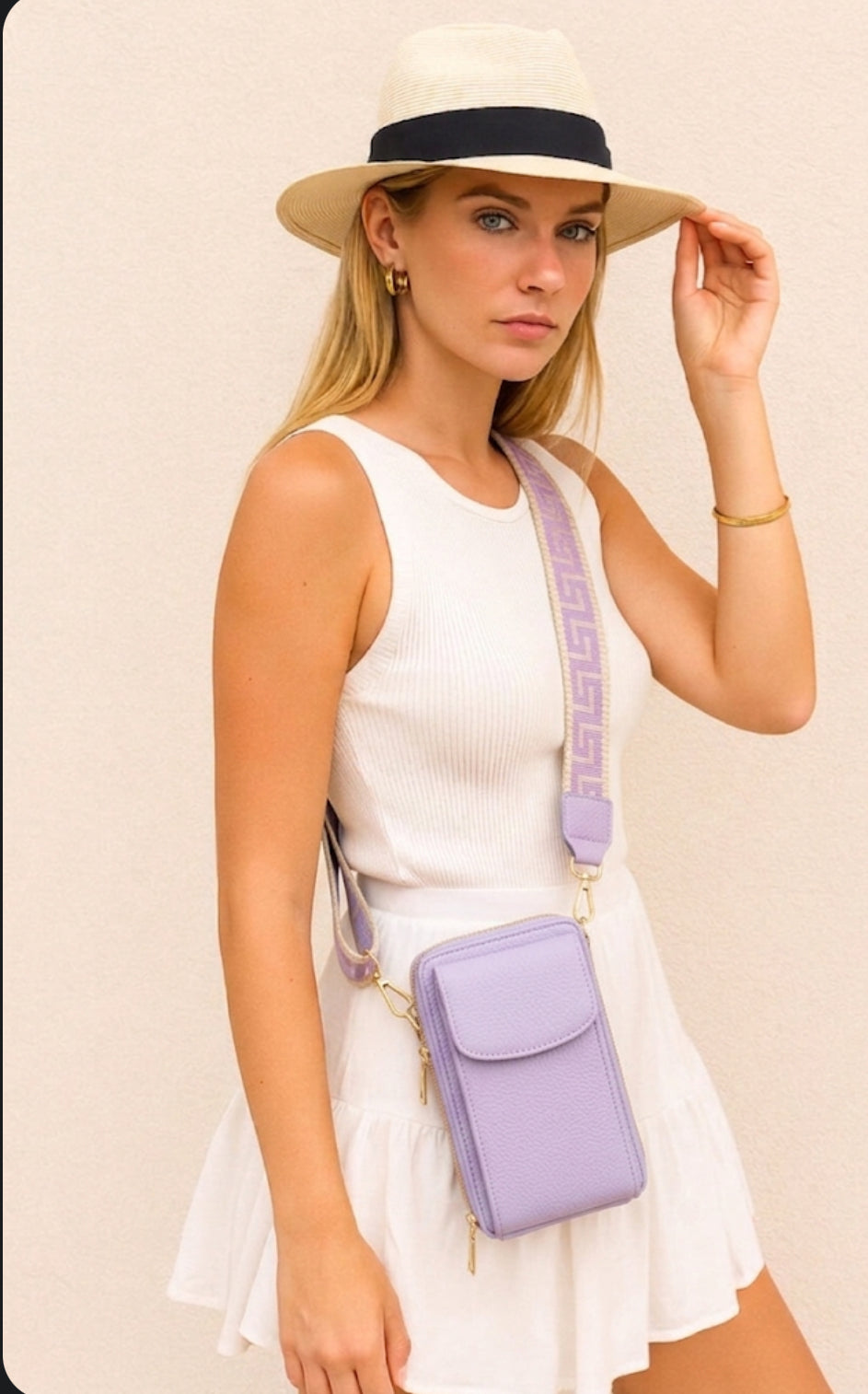 Borsa Tracolla Donna Porta Cellulare Ecopelle - Crazy Plaff Multitasche
