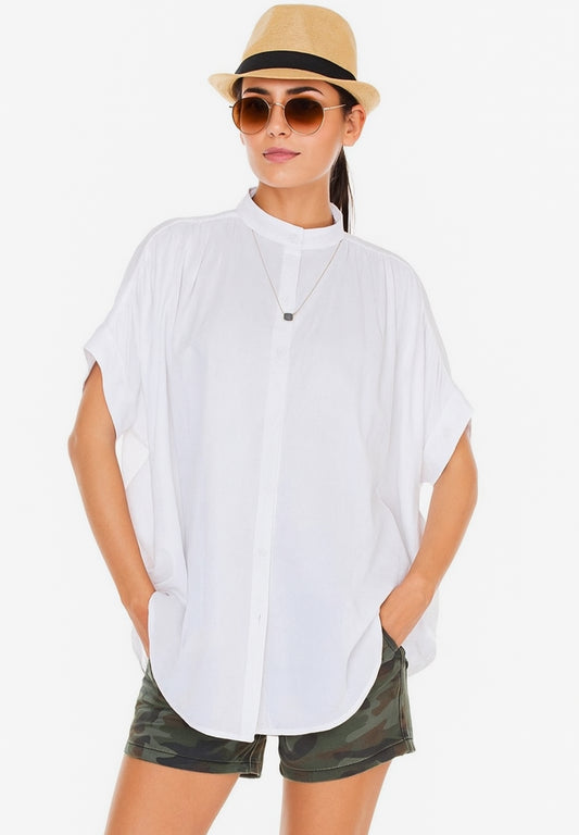 Camicia Donna bianca Made In Italy