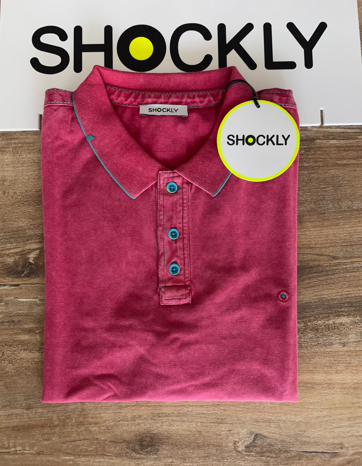 Polo uomo Shockly ,vintage Sc -50% vari colori,manica corta, cotone