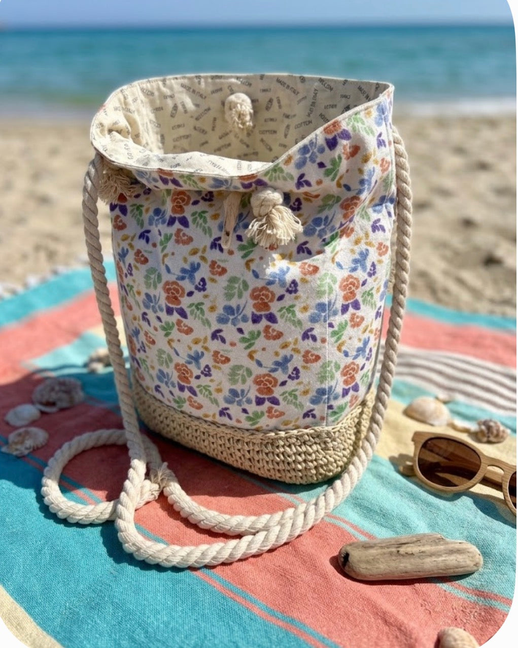 Borsa da Spiaggia Paez – Tote Bag Floreale