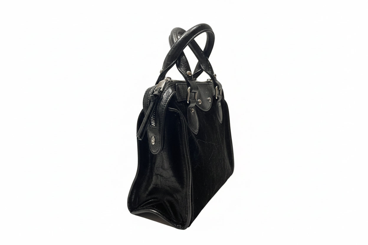 Borsa Donna Coconuda con Tracolla Staccabile - Ecopelle Rosso Bianca