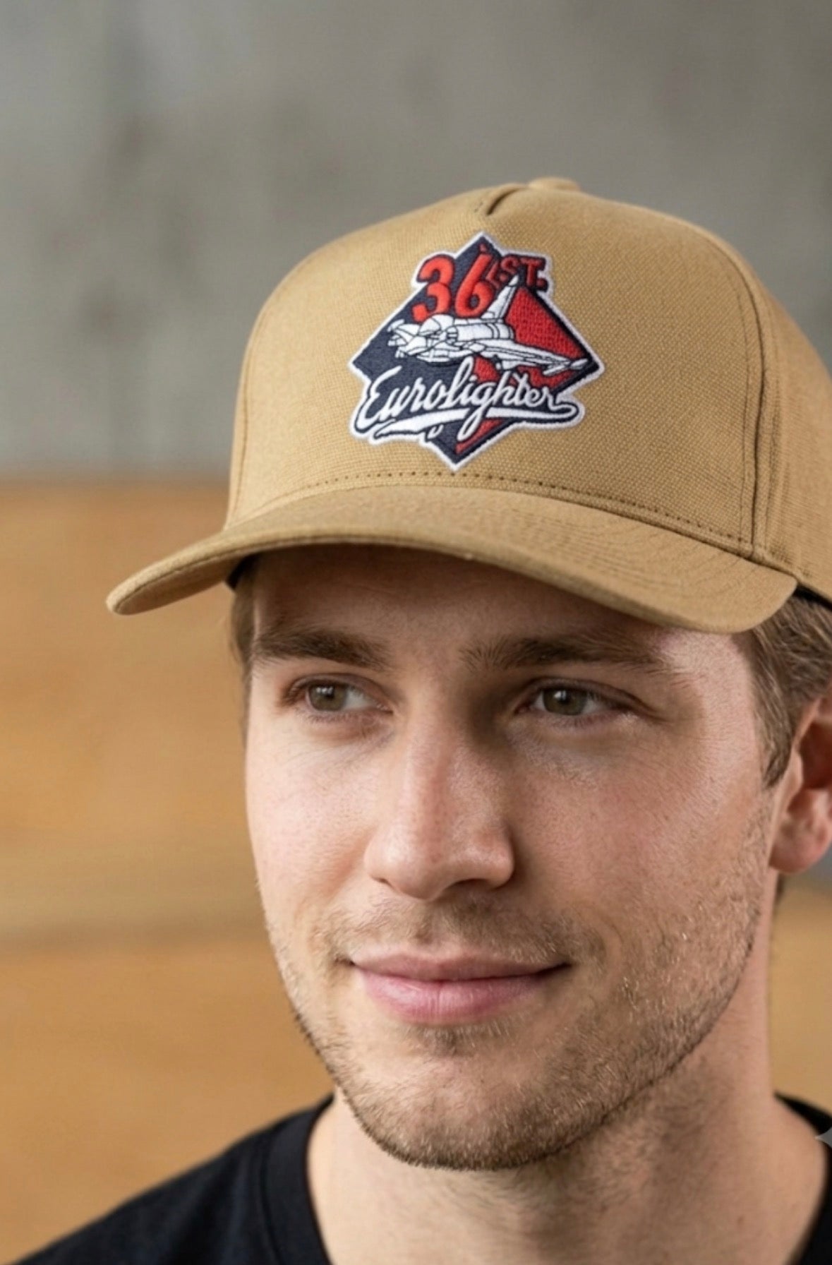 Cappello Uomo Aeronautica Militare 36° Stormo Eurofighter | Regolabile con Visiera