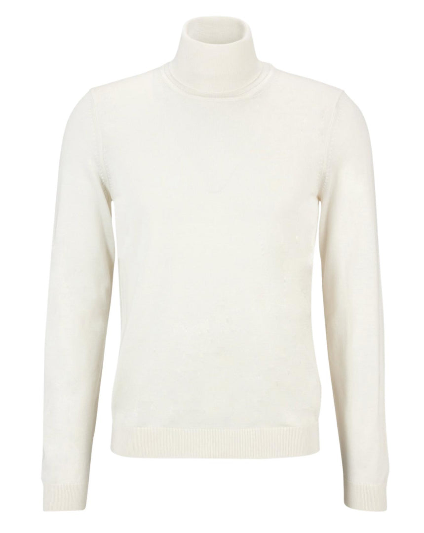 Cashmere Company maglia dolcevita uomo bianco panna lana e Cashmere