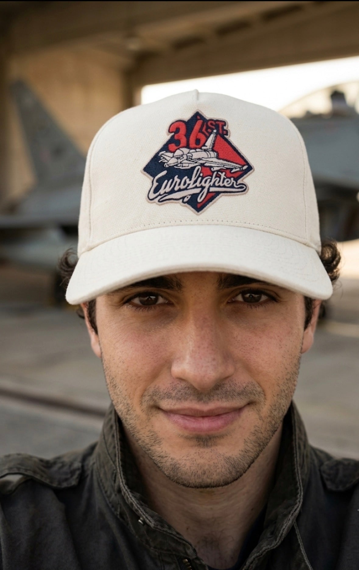 Cappello Uomo Aeronautica Militare 36° Stormo Eurofighter | Regolabile con Visiera