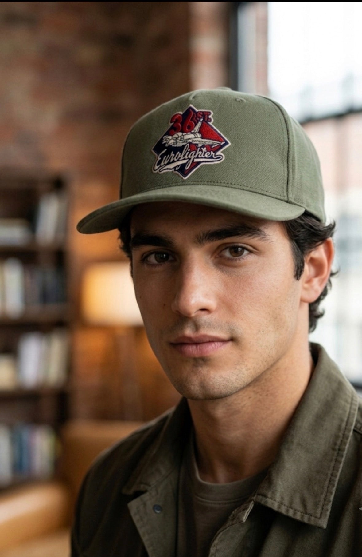 Cappello Uomo Aeronautica Militare 36° Stormo Eurofighter | Regolabile con Visiera
