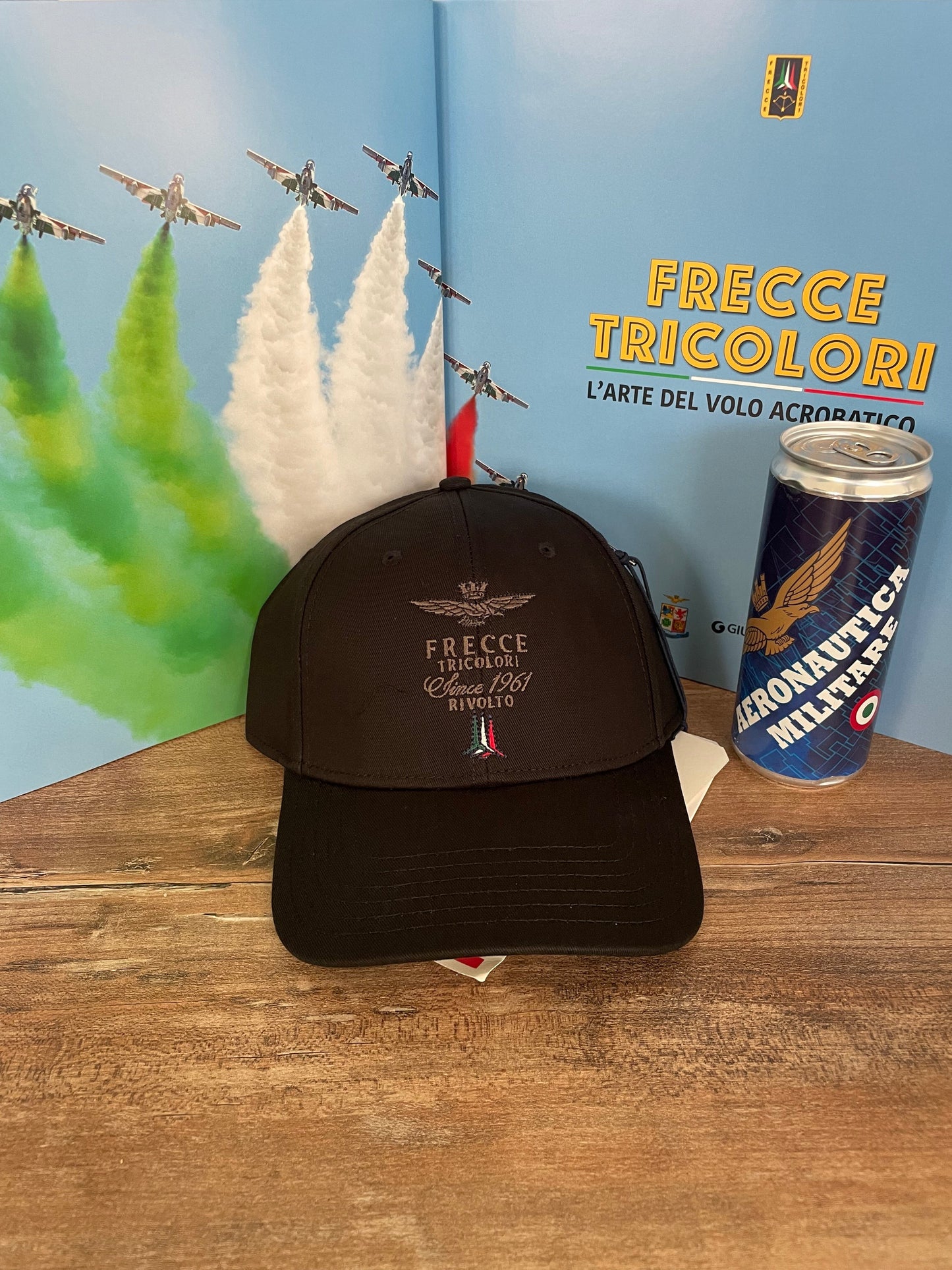 Aeronautica Militare cappello uomo nero Frecce Tricolori