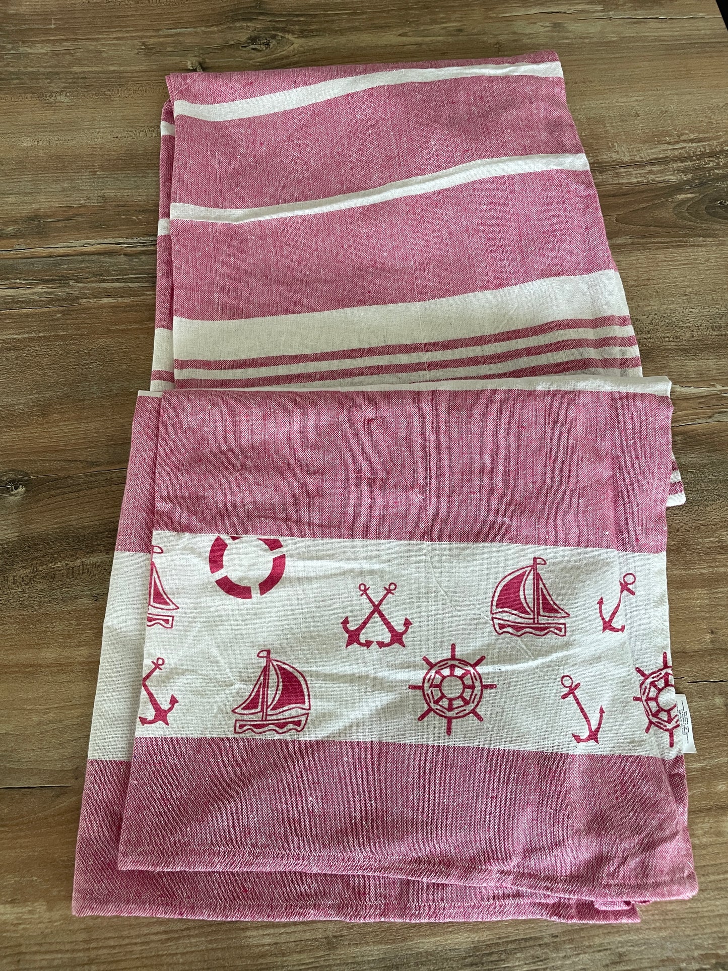 Telo Mare Unisex Cotone – Design Rosa/Azzurro, Perfetto per Lui e Lei