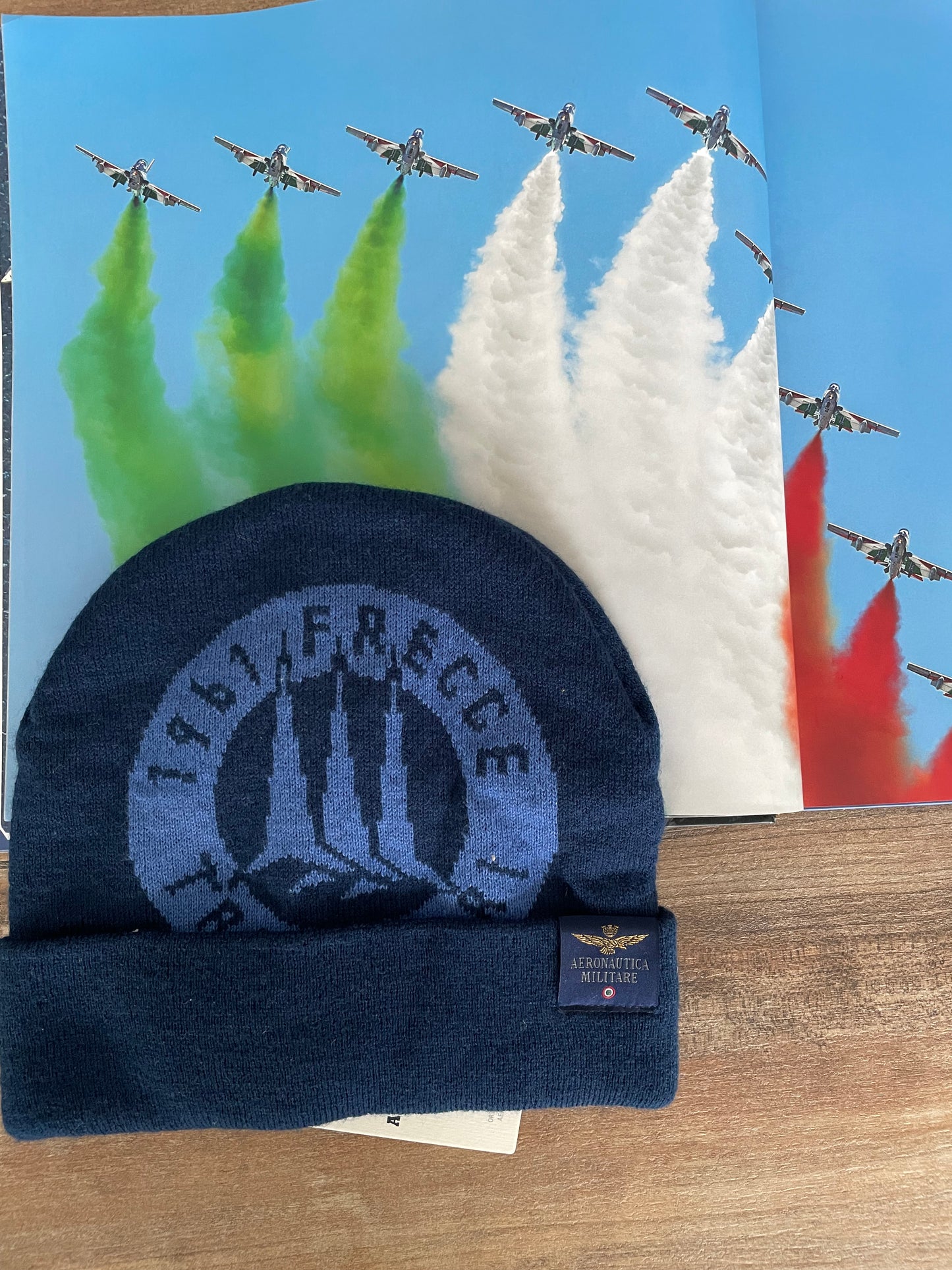 Aeronautica Militare Cappello Uomo invernale Blu Berretto Frecce Tricolori | Stile e passione per il volo