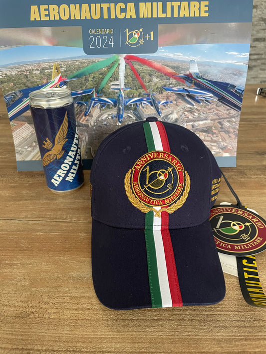 Aeronautica Militare cappello Uomo con visiera Blu berretto  Frecce Tricolori