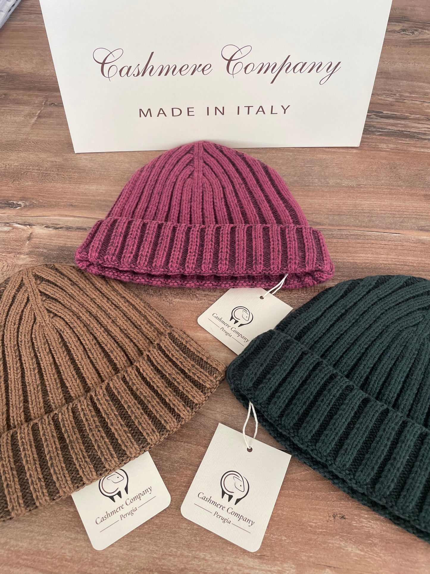 Cashmere Company: Cappello Unisex, Lana e Cashmere, Elegante