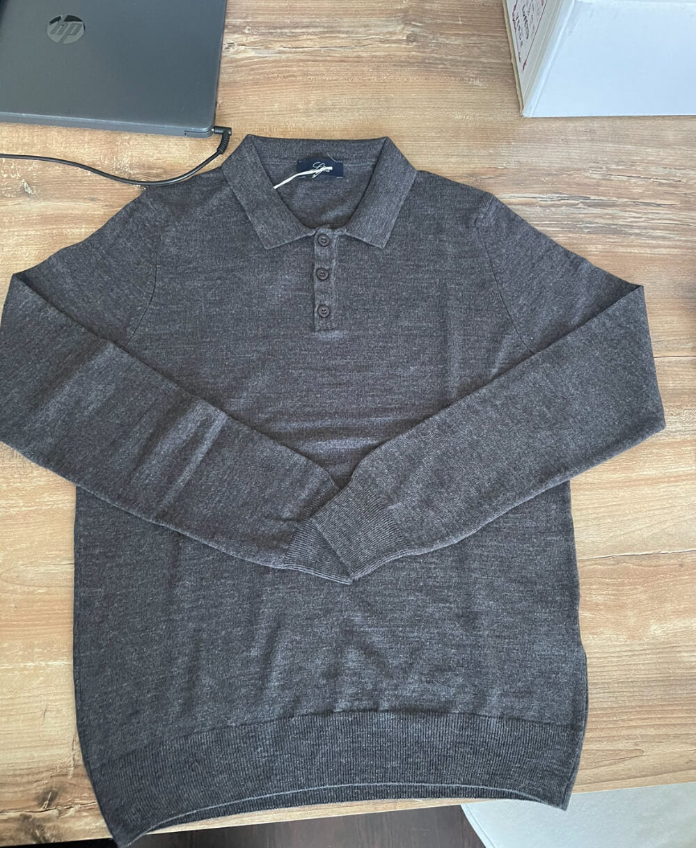Polo Uomo Lana Made in Italy Lanè | 70% Lana Merino Premium