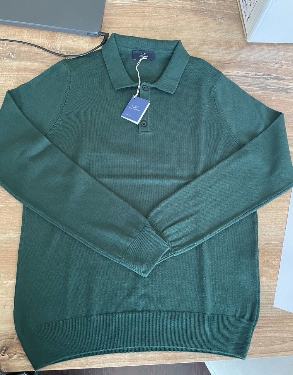 Polo Uomo Lana Made in Italy Lanè | 70% Lana Merino Premium