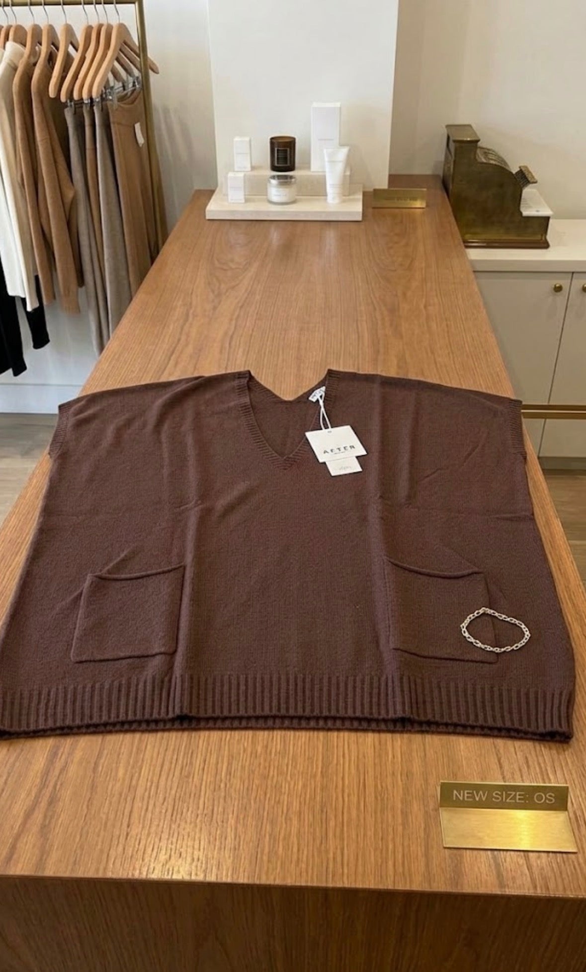 Maglia donnaOversize Scollo a V After
