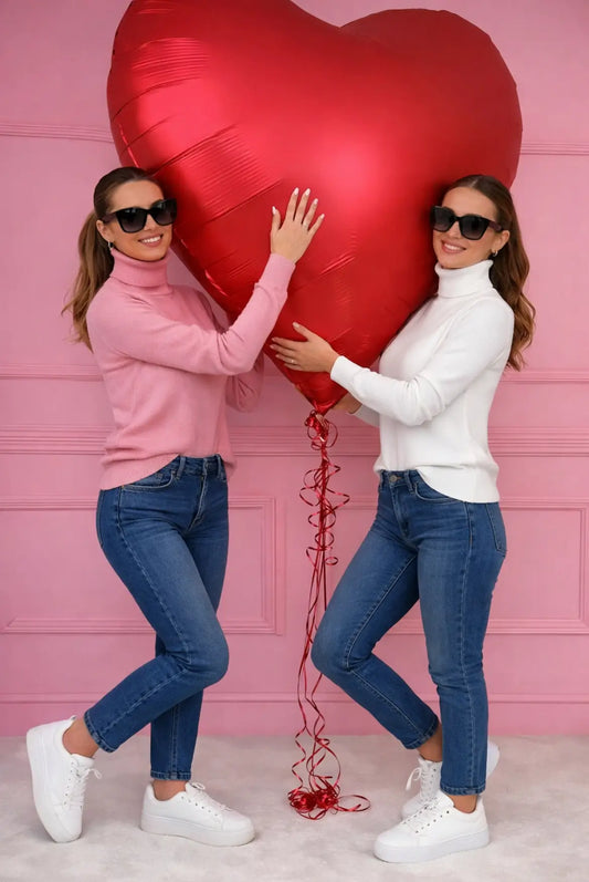 Maglia donna dolcevita in lana rasata vari colori