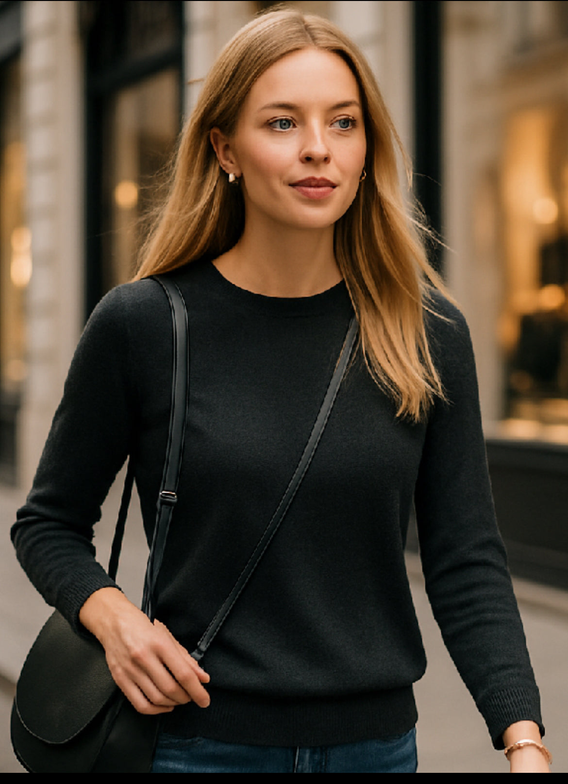 Maglia Donna Girocollo Lana Rasata | Calda e Sofisticata, Perfetta per l'Inverno