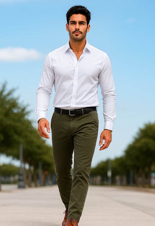 Pantalone Uomo Uniform verde bosco