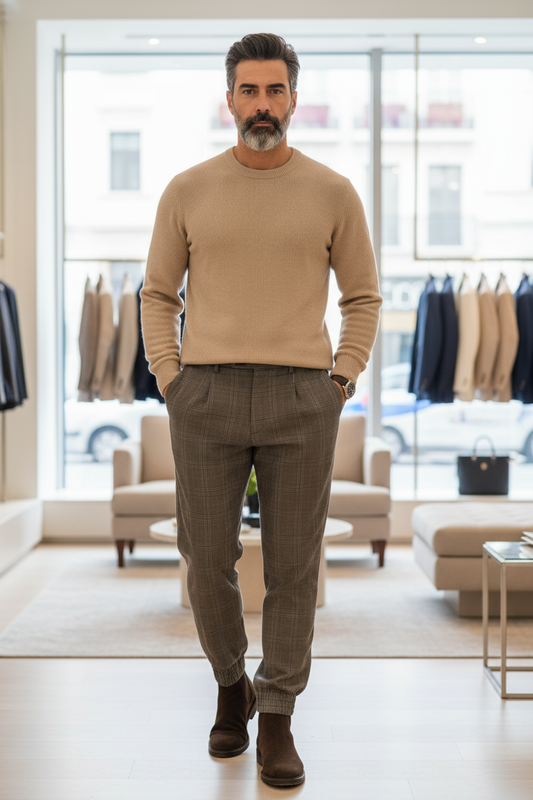 Pantalone uomo Uniform 
Look completo figura intera
