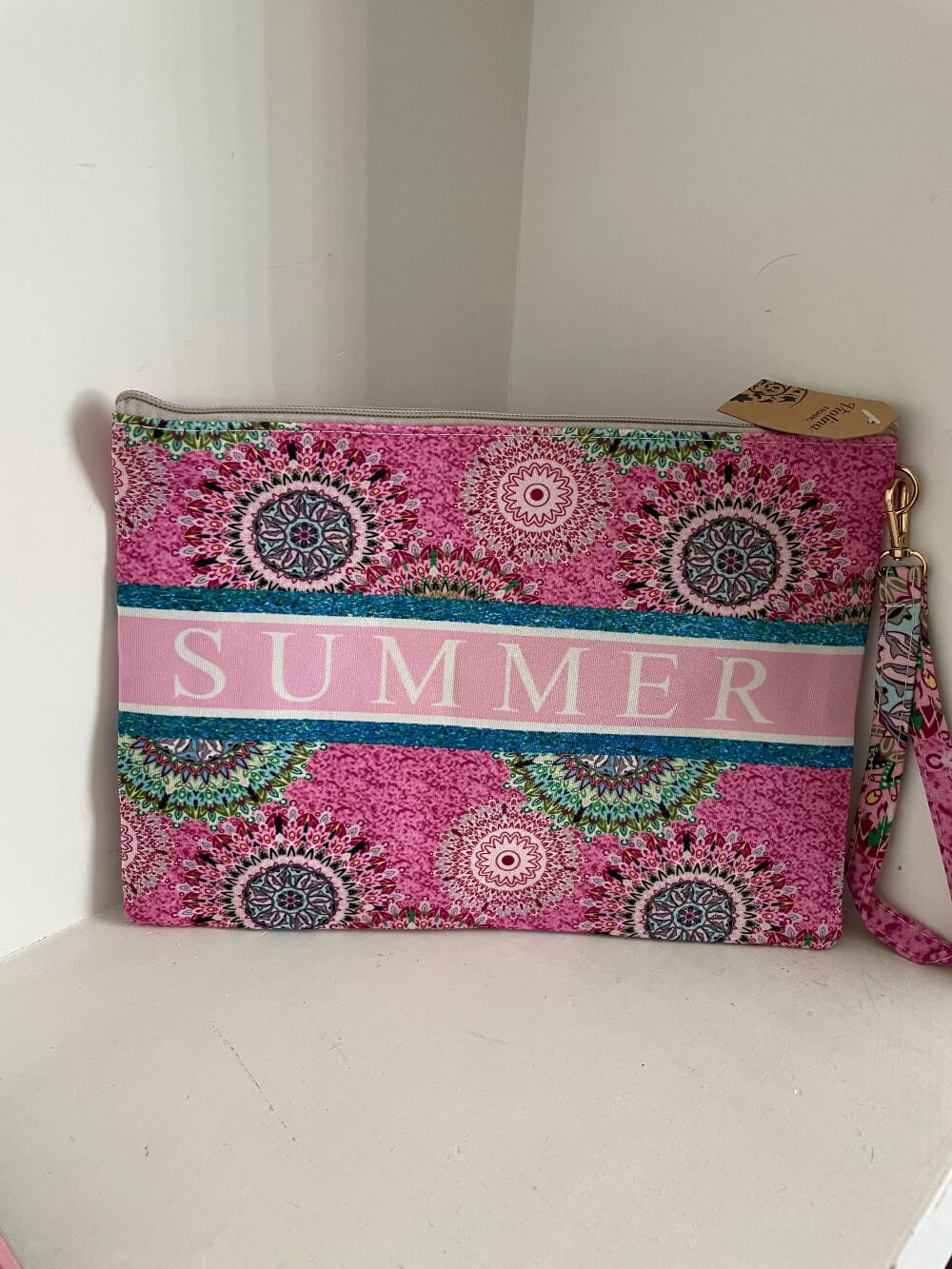 Pochette da polso fuxia