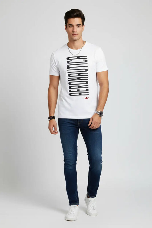 T-shirt uomo  bianca Aeronautica Militare