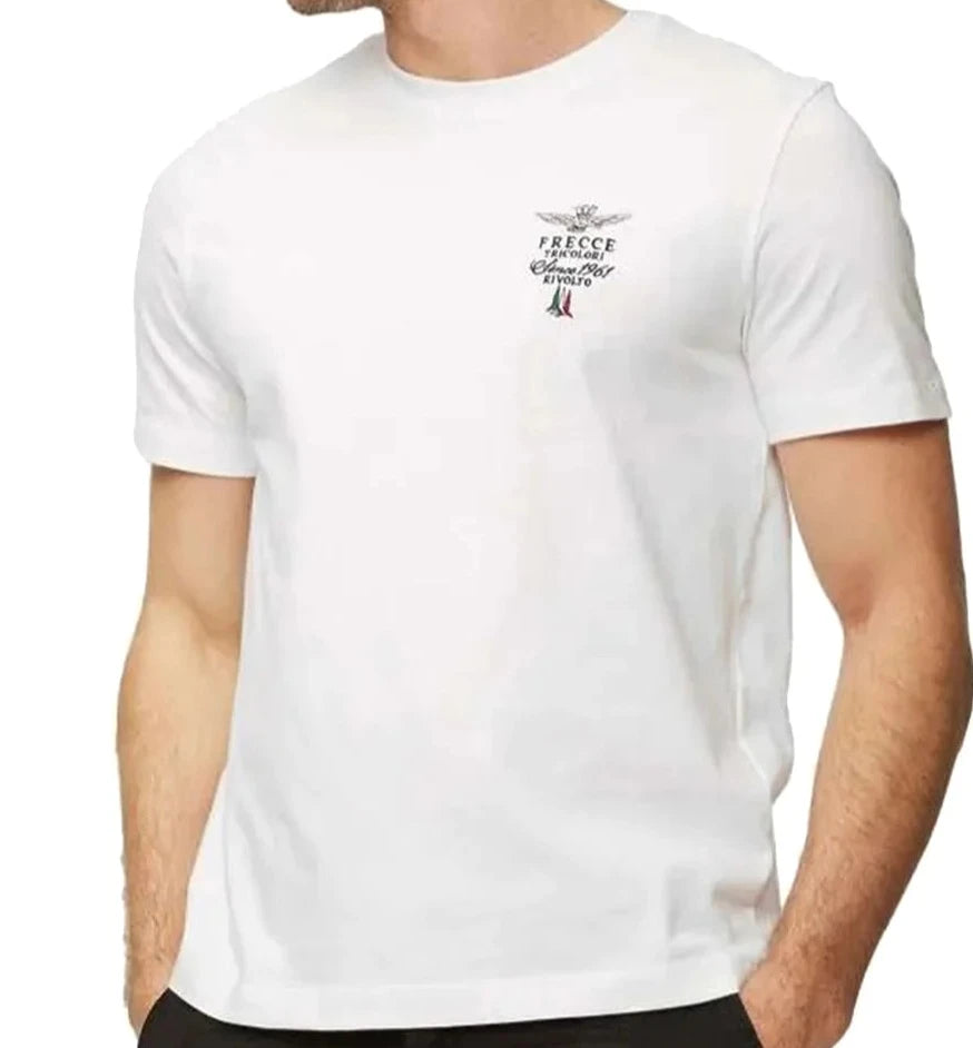 Aeronautica Militare t-shirt uomo Bianco Frecce Tricolori