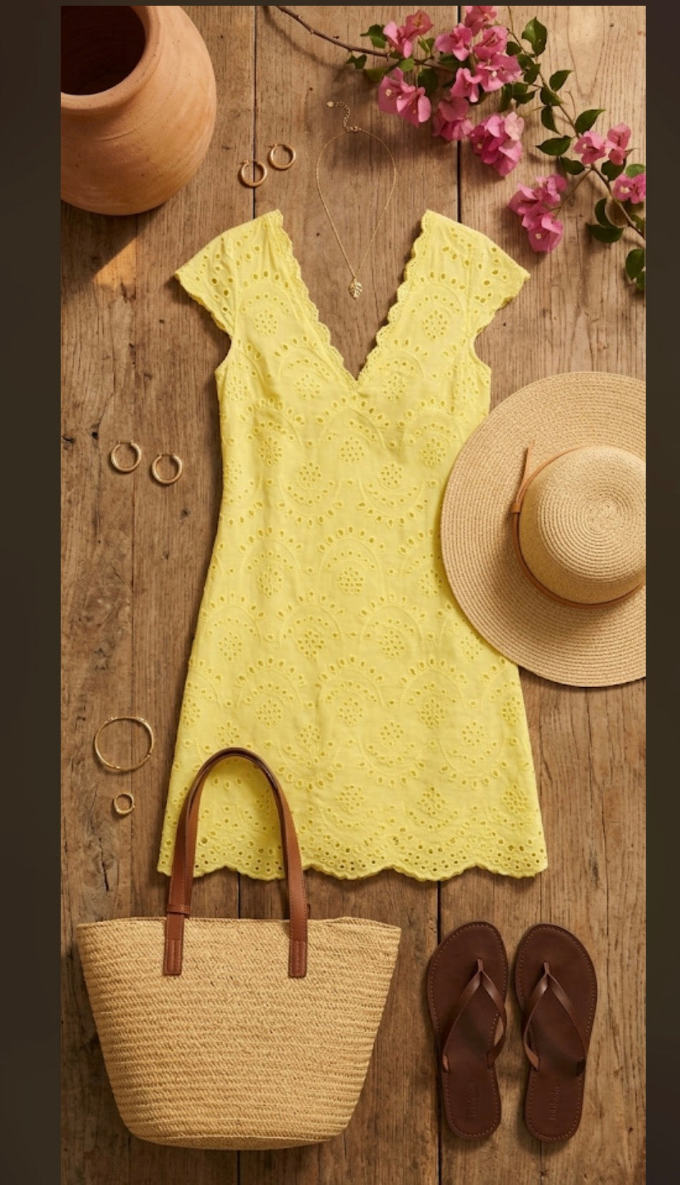 Vestito Estivo Donna Giallo Pizzo Sangallo Cashmere Company