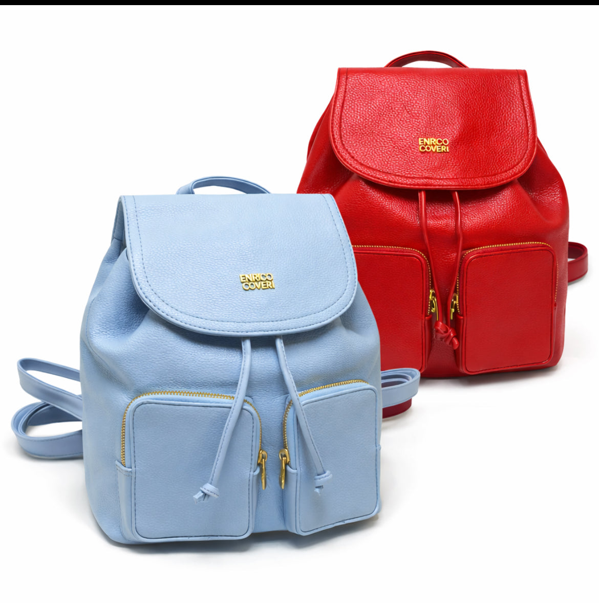 Zaino donna Rosso e Azzurro Enrico Coveri 