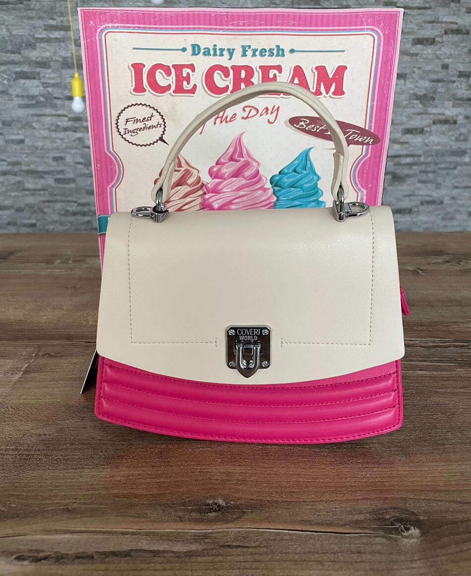 Borsa Donna Cerimonia Coveri con Manico e Tracolla - Elegante Pochette da Sera
