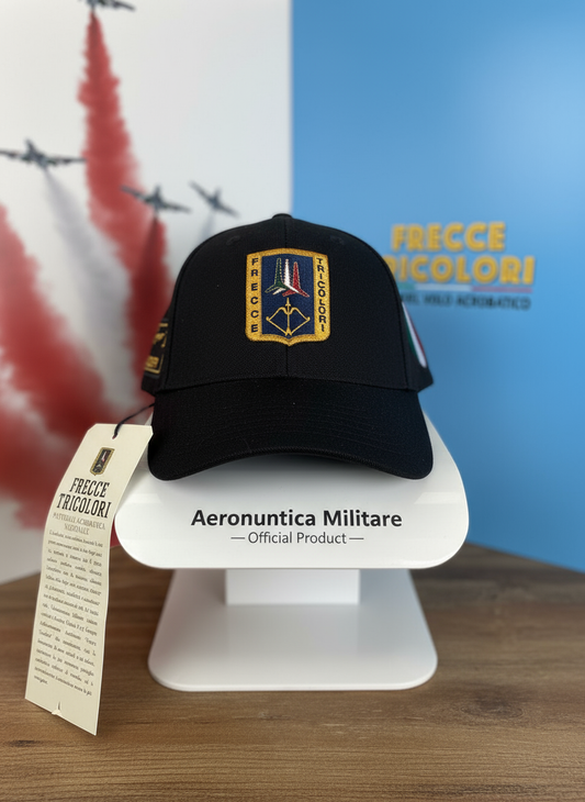 Cappellino Frecce Tricolori esposizione banco