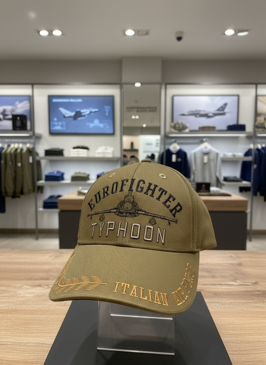 Cappellino in esposizione nel negozio