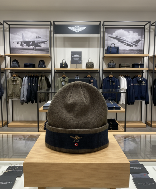 Cappello esposto nel negozio Aeronautica Militare