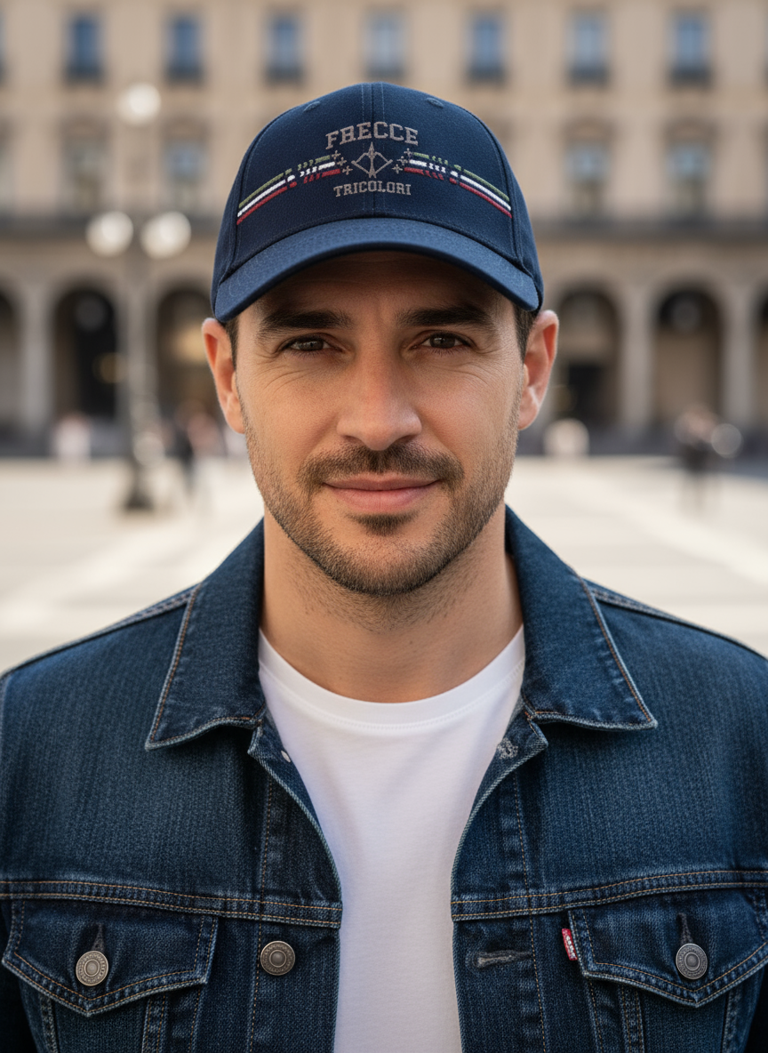 Cappello Frecce Tricolori indossato