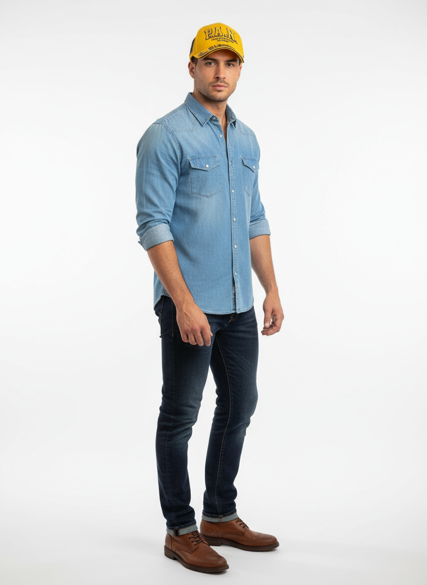 Cappello indossato vista tre quarti