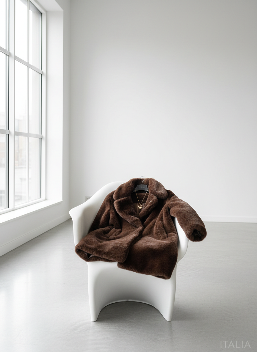 Cappotto su sedia conchiglia