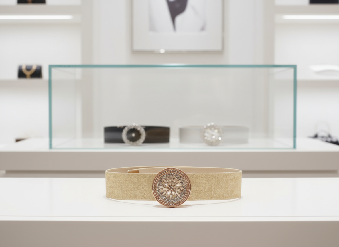 Cintura oro in esposizione negozio